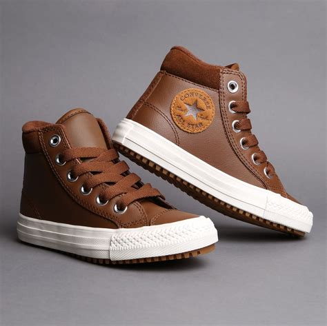 brown high top sneakers women's.